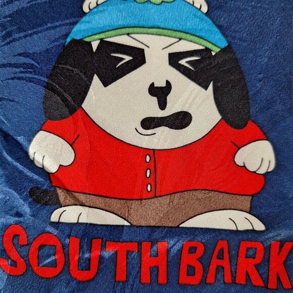 Big Dogs South Bark Parody Humor Funny Cartoon Novelty Silk Necktie - Picture 2 of 7